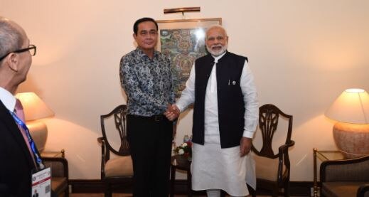 BIMSTEC Summit, Nepal: PM Modi holds 'productive talks' with Thai counterpart BIMSTEC Summit, Nepal: PM Modi holds 'productive talks' with Thai counterpart