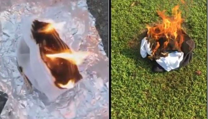 US: People are BURNING NIKE apparels and here WHY
