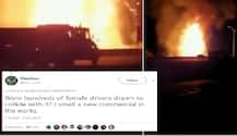 Truck loaded with Axe body spray cans explodes in Texas; Twitterati take a dig