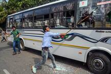 Bharat Bandh: Petrol pumps, trains, buses vandalised during protest called by Congress, other parties against fuel price hike; SEE PICS