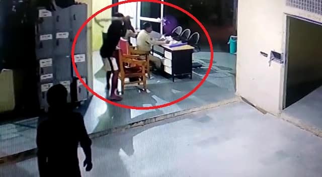 WATCH: Head Constable Brutally Killed With Axe Inside Police Station In MP WATCH: Head Constable Brutally Killed With Axe Inside Police Station In MP