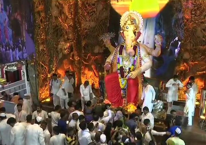 Hyderabad: Massive 580 kilograms Laddu Prepared For Ganesh Chaturthi Hyderabad: Massive 580 Kilograms Laddu Prepared For Ganesh Chaturthi