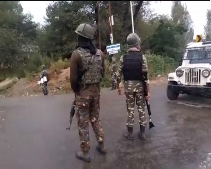 Security forces kill 4 terrorists during an operation in Kulgam Security forces kill five terrorists in fierce encounter in J&K's Kulgam