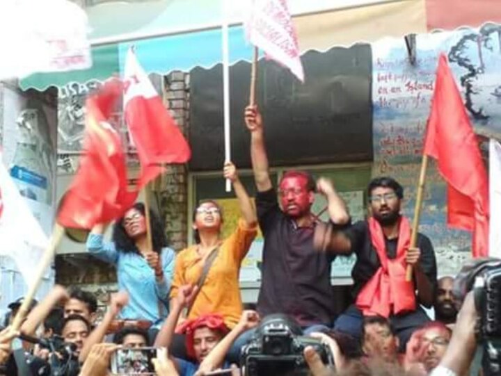 JNUSU Elections 2018: Left alliance inches closer to victory; Results to be announced shortly JNUSU Elections 2018: United Left Alliance sweeps polls, bags all 4 key seats; ABVP a distant second