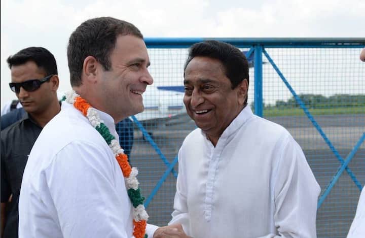 Congress President Rahul Gandhi on Monday arrived in Bhopal for a roadshow as part of his election campaign in Madhya Pradesh. Photo: MP Congress, Twitter.