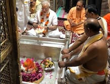 On Birthday, PM Modi Performs \'Aarti\' At Kashi Vishwanath Temple With CM Yogi