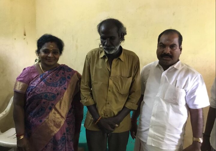 Tamil Nadu BJP Chief Tamilisai Soundararajan visits auto driver who was assaulted by BJP workers in her presence Tamil Nadu BJP Chief visits auto driver who was assaulted by BJP worker in her presence