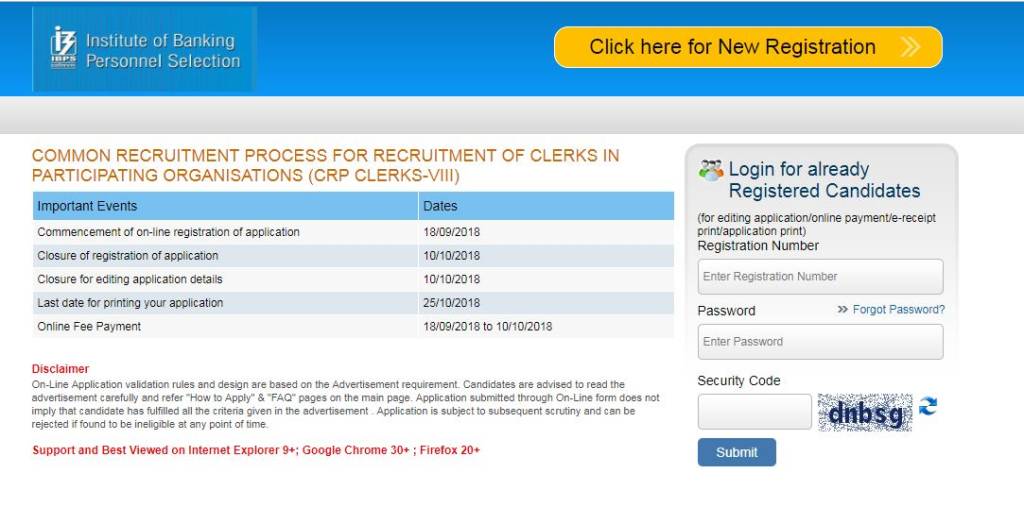 IBPS Clerk 2018 recruitment: Online application process for 7275 posts begins @ibps.in; Know exam date, eligiblity, other details