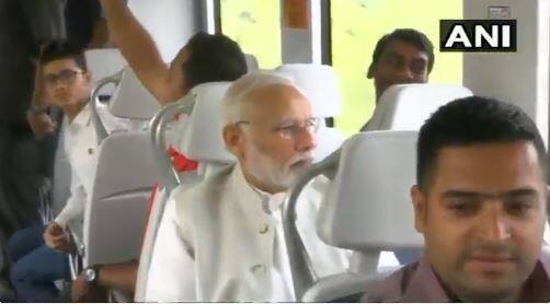 Official sources said the ride was completed in 18 minutes. Photo: ANI