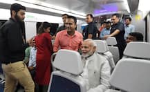 In Pics: Modi Takes Metro Ride; \'Surprised\' Passengers Shake Hands, Click Selfies With PM