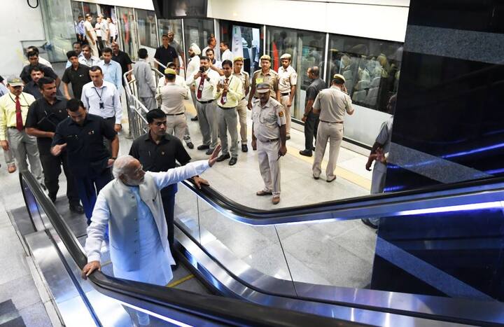  The project is planned over an area of 221.37 acre in Sector 25, Dwarka here, at an estimated cost of Rs 25,703 crore. Photo: PIB