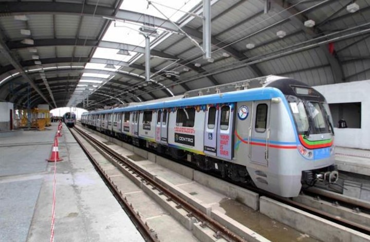 Hyderabad Metro HMRL to start services on Ameerpet-L B Nagar route today Hyderabad Metro to start services on Ameerpet-L B Nagar route today