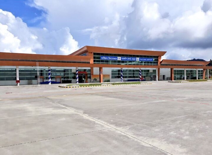 The first commercial flight from Pakyong would begin from October 4. (IMAGE:@PMOIndia)