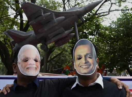 The Congress and other opposition parties then latched on to the report and stepped up their attack on the Modi government over the deal. (AFP IMAGE)