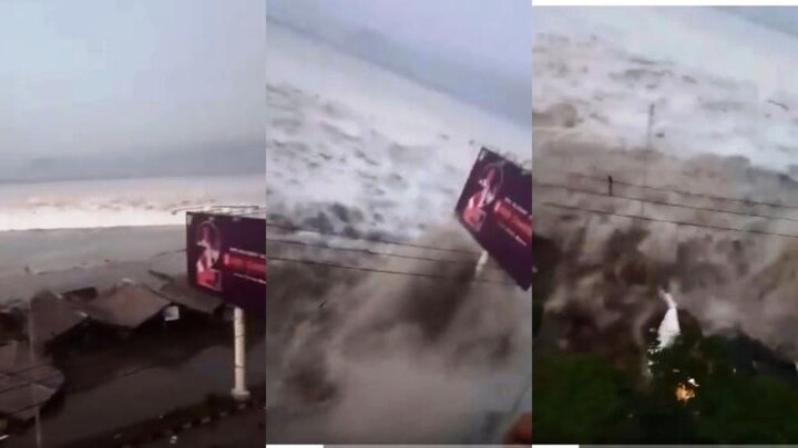 SHOCKING VIDEO: Massive Tsunami Wave Hits Indonesian City After 7.5 Magnitude Earthquake SHOCKING VIDEO: Massive Tsunami Wave Hits Indonesian City After 7.5 Magnitude Earthquake