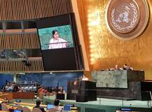 IN PICS: \'Pakistan Glorifies Killers; It Refuses To See Blood Of Innocents\' Says Sushma Swaraj at UNGA