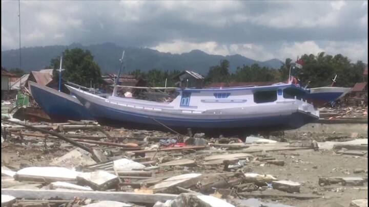 The search continues is underway for thousands of people who are believed to be trapped under rubble after an earthquake hit the island of Sulawesi on Friday.