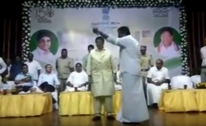 Puducherry: High drama after Kiran Bedi, AIADMK MLA Anbalagan indulge in ugly verbal spat, Watch Video Puducherry: High drama after Kiran Bedi, AIADMK MLA indulge in ugly verbal spat