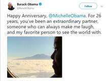 IN PICS: Barack and Michelle Obama celebrate 26 years of marriage; give serious couple goals