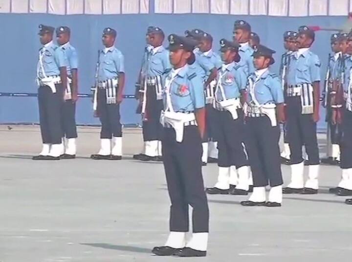 Indian Air Force Day celebrations at Hindon Air Force Station in Ghaziabad. (ANI)