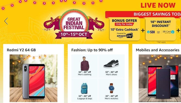 Great Indian Festival Sale: Time to upgrade your handset! Check 5 best smartphone deals on Amazon Great Indian Festival Sale: Time to upgrade your handset! Check 5 best smartphone deals on Amazon