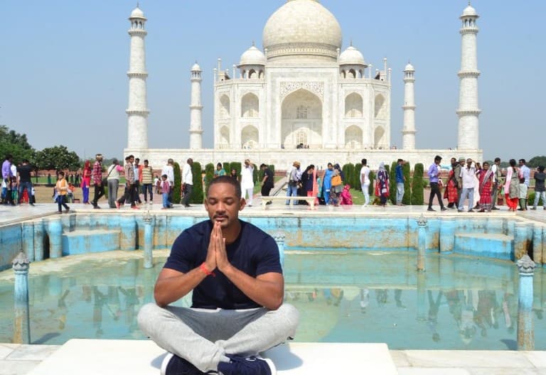 In Photos: Hollywood Actor Will Smith Visits Taj Mahal in Agra In Photos: Hollywood Actor Will Smith Visits Taj Mahal in Agra