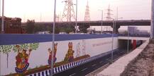 PICTURES:This underpass in Noida just got a makeover and it\'s beautiful!