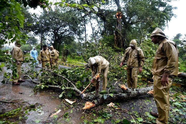 Cyclone Titli wreaked havoc in north coastal Andhra Pradesh and south coastal Odisha on Thursday, claiming eight lives in Andhra and causing widespread destruction. AFP Photo