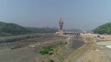 Exclusive Drone Visuals of Sardar Patel’s Statue of Unity Ready For Inauguration By Modi