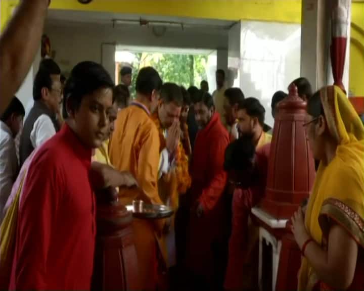 Shri Pitambra Peeth is a complex of Hindu temples in Madhya Pradesh and is a religiously significant place for the Hindus. It was, according to many legends 'Tapasthali' of many mythological as well as real life people./ Image: ABP News screengrab 