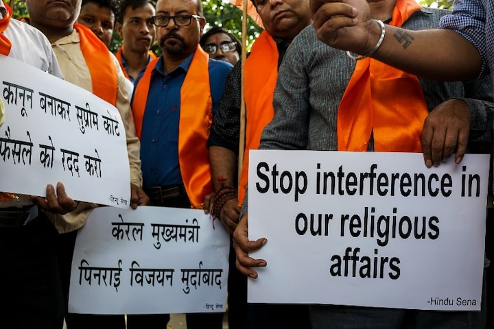 Ahead of Sabarimala temple opening on Oct 17, protests led by BJP rocks Kerala capital Ahead of Sabarimala temple opening on Oct 17, protests led by BJP rock Kerala capital