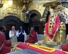 Latest Visuals of PM Narendra Modi During Aarti at Shirdi’s Sai Baba Temple