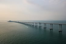 PICS: World\'s Longest 55 Km Sea-Crossing Bridge, Which Took 9 Years To Complete, Opens Between Hong Kong- China
