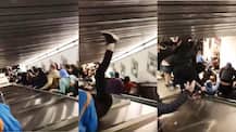 Watch Horrifying Video: Speeding Metro Escalator Goes Out-Of-Control After Collapsing In Rome