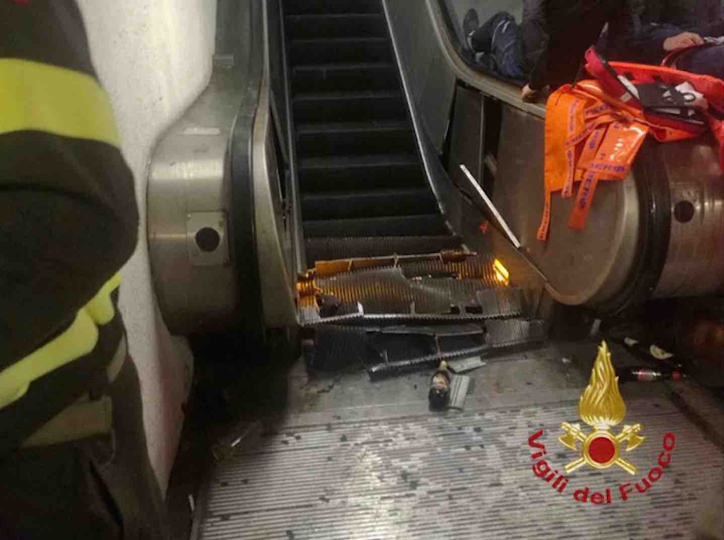 Watch Horrifying Video: Speeding Metro Escalator Goes Out-Of-Control After Collapsing In Rome