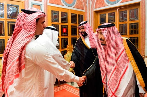 Slain journalist Jamal Khashoggi's son shakes hand with Saudi royals; Twitter erupts