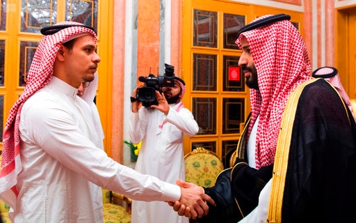 Slain journalist Khashoggi's son meets Saudi crown prince; Twitter erupts Slain journalist Jamal Khashoggi's son shakes hand with Saudi royals; Twitter erupts