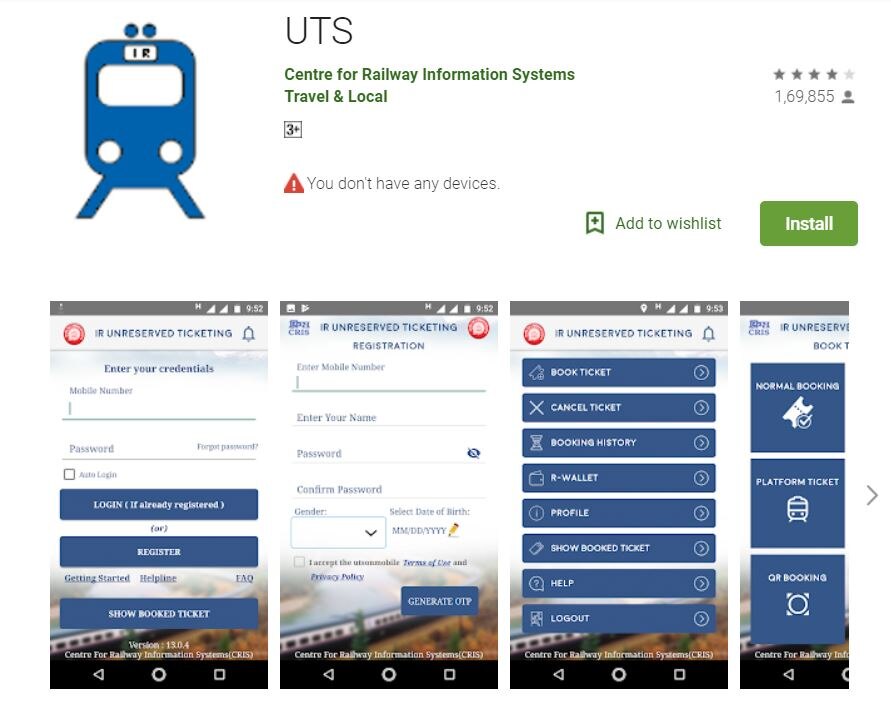 Book unreserved Indian Railways tickets online from November 1 with UTS app; Here's how to get one