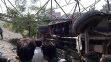 Patna: 4 dead, 30 injured as speeding bus falls into trench after mowing down people
