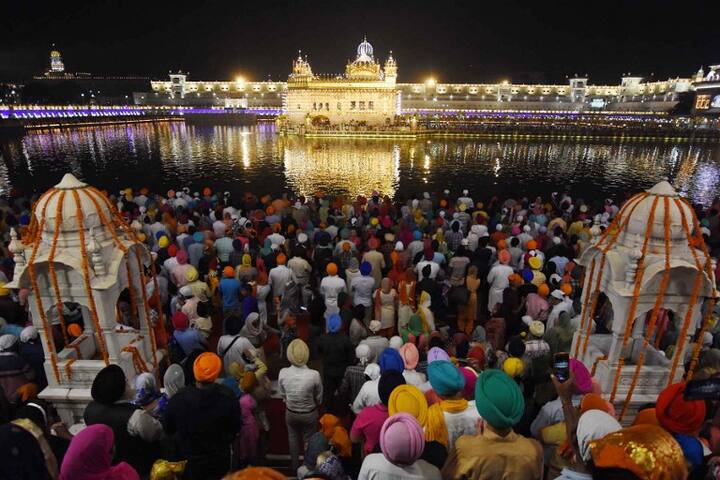 Ramdas was born in Lahore in 1574 and he is the Chauthi Patshahi, or the fourth Guru, as well as the Guru who established the city of Amritsar. / AFP Image