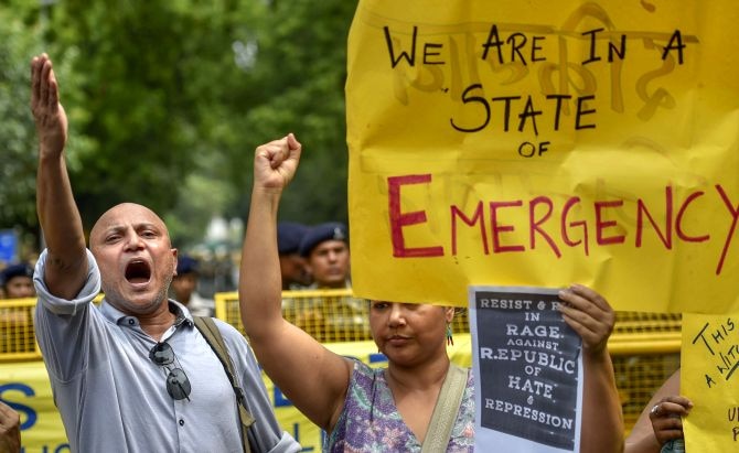 Political rhetoric produces violence, asks us to see everyone as the enemy Political rhetoric produces violence, forces us to see dissidents as enemies