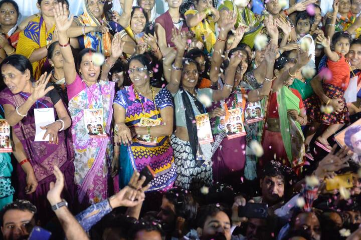 Addressing a corner meeting from his vehicle at Rajwada, Gandhi attacked the BJP-led central government over the implementation of the Goods and Services Tax (GST), which he often dubs as the 
