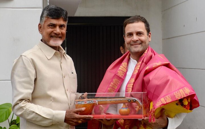 Chandrababu Naidu meets Rahul Gandhi, Sharad Pawar as Opposition steps up efforts for anti-BJP front in 2019 TDP & Congress join hands to defeat BJP, urge opposition parties to unite