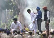 PICTURES: SAD protests seeking justice for families of 1984 riot victims; Harsimrat Kaur detained