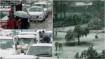 Latest Visuals Of Fresh Snowfall In Kashmir Valley