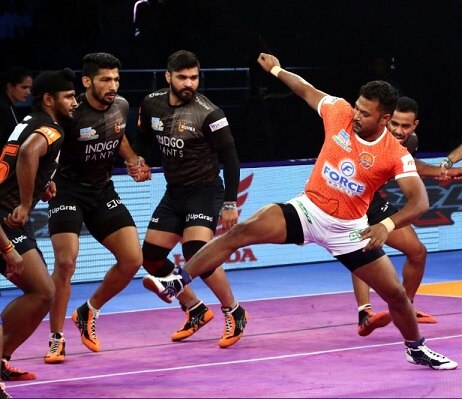 Pro Kabaddi League 2018: U Mumba outclass Puneri Paltan 31-22 in Maharashtra Derby Pro Kabaddi League 2018: U Mumba outclass Puneri Paltan 31-22 in Maharashtra Derby