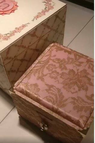 The first glimpse of the invitation for Isha Ambani and Anand Piramal - both scions of the Ambani and Piramal business families, was revealed on Sunday.