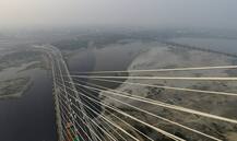 Delhi\'s Signature Bridge In Pictures