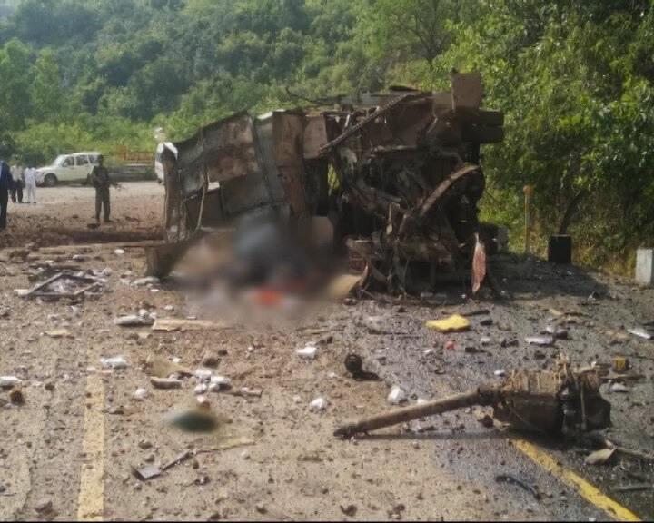 Chhattisgarh: CISF vehicle on-election-duty explodes in Dantewada; 3 people dead, 2 soldiers injured CISF jawan among 4 killed as Naxals blow up bus in Chhattisgarh's Dantewada