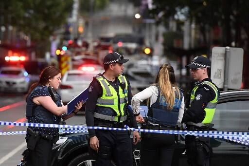 NEW DELHI: A man who set a car on fire and stabbed three people - one fatally - in the Australian city of Melbourne. / AFP IMAGE